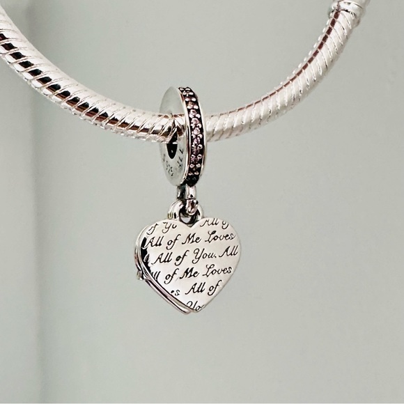 New Pandora Heart and Mom Dangle Charm, charms for pandora bracelets - Picture 2 of 7